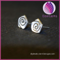 Rose Earring,Fashion Design Silver 925 Lady Stud Earring,Earring